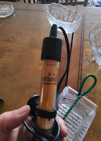 Parlak Yeşil balık  Kafesi Temizleme Filesi. Isıtıcısı  yuvalık - Görsel 3