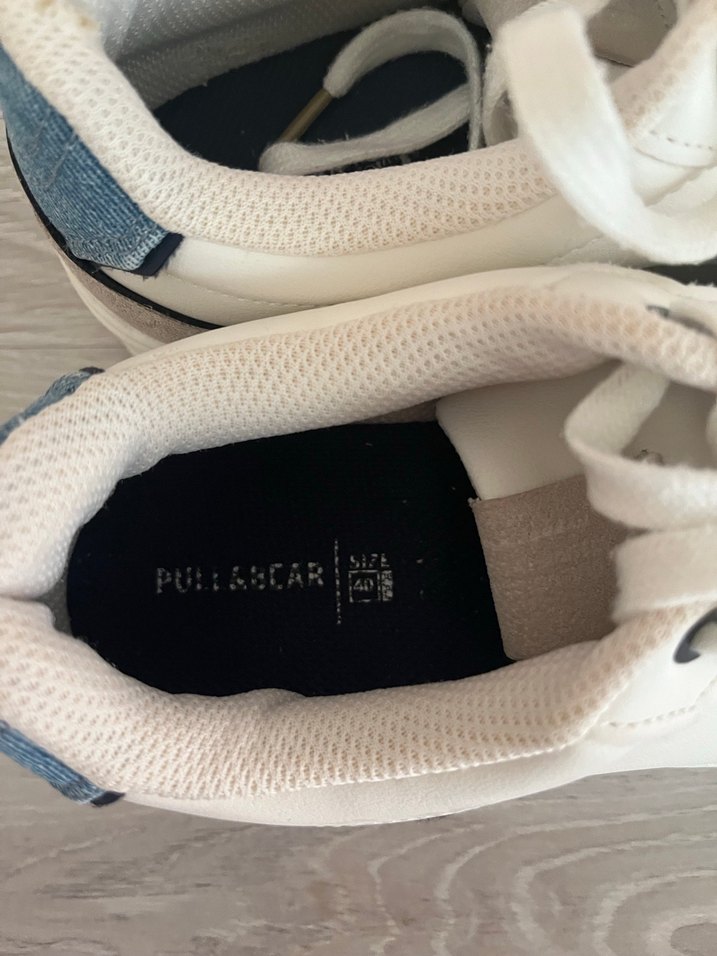 Beyaz Bağcıklı Kadın Spor Ayakkabı - Görsel 4