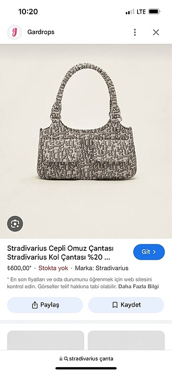 Stradivarius Çanta