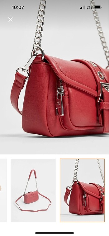 Beden kırmızı Renk Stradivarius çanta