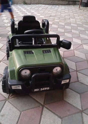 Koyu Haki Elektrikli Çocuk Arabası RD34915