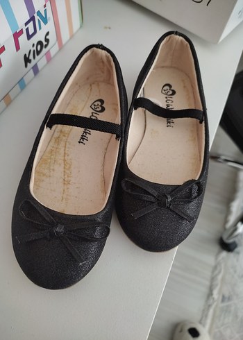 Kız Çocuk Siyah Klasik Babet Ayakkabı - Görsel 5