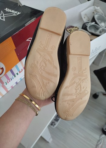 Kız Çocuk Siyah Klasik Babet Ayakkabı - Görsel 3