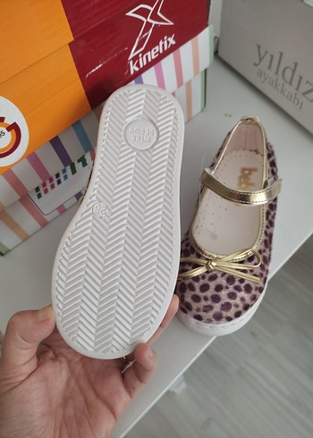 leopar desenli kız çocuk babet - Görsel 2