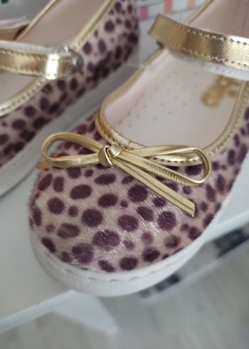 leopar desenli kız çocuk babet - Görsel 4