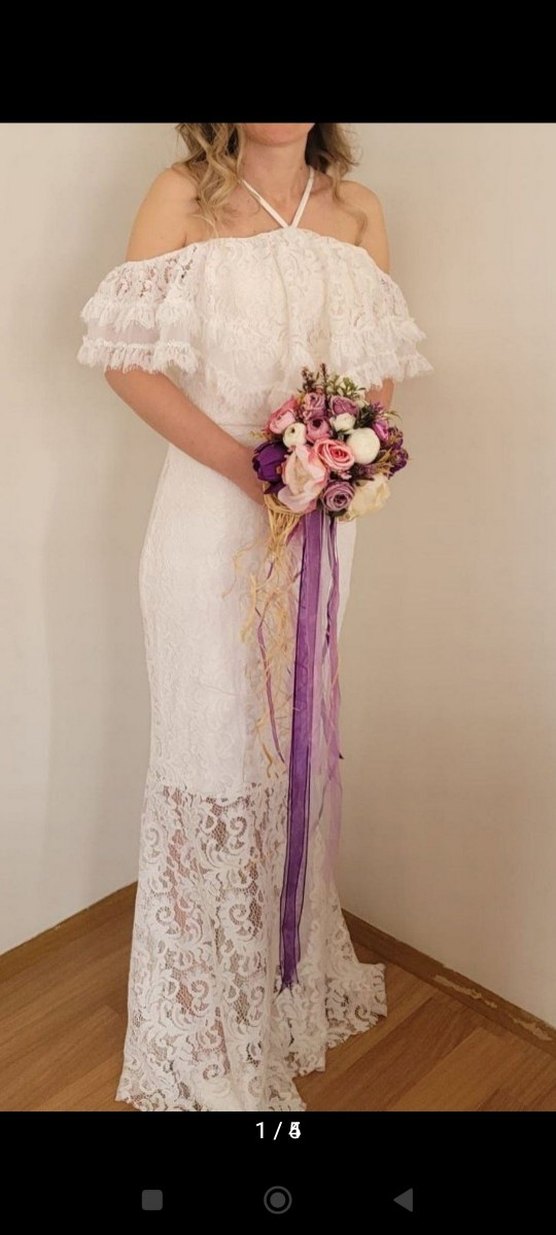 nikah elbisesi gelinlik balık model abiye - Görsel 5