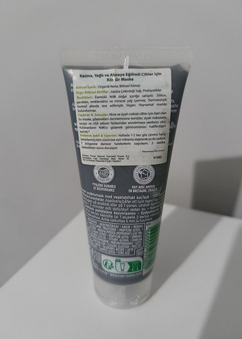 Yves Rocher Organik Nane Özlü Kömür Maskesi - Görsel 2