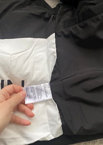 s Beden Calvin Klein Siyah Fermuarlı Erkek Yelek