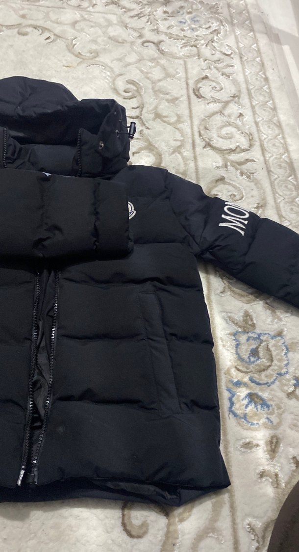 Siyah erkek cocuk Fermuarlı Kısa Kış Mont 4,5yas ideal - Görsel 2