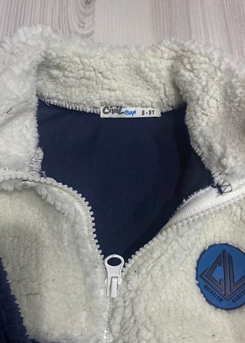 Erkek Mavi Kürklü Polar Mont (8,9 yas) - Görsel 3