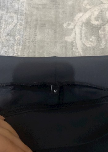 Gri Kadın Spor Tayt Midi Boy Esnek - Görsel 2