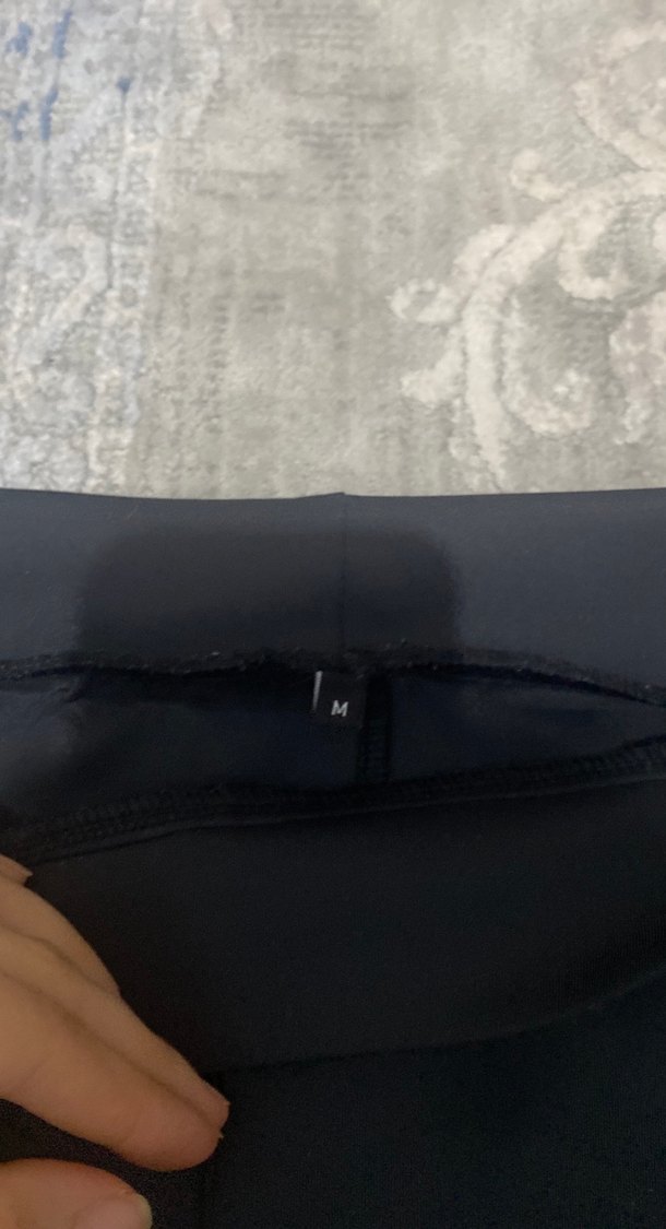 Gri Kadın Spor Tayt Midi Boy Esnek - Görsel 2