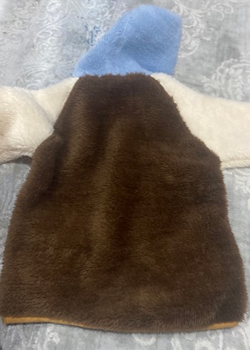 Kapüşonlu Erkek Çocuk Peluş Mont - Görsel 3