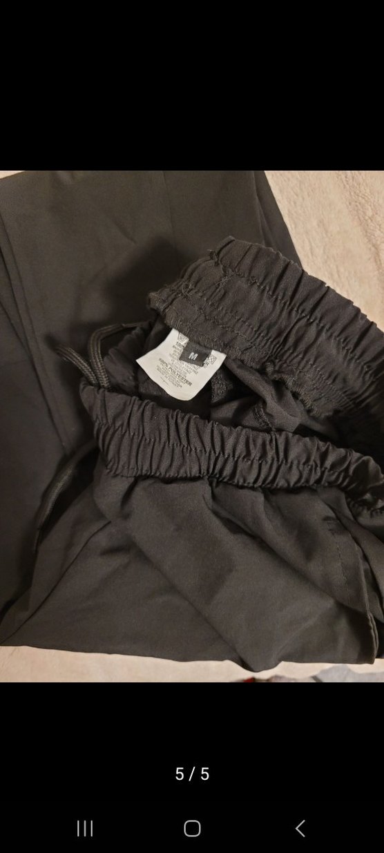 Siyah Fermuarlı Erkek Streetwear Pantolon - Görsel 5