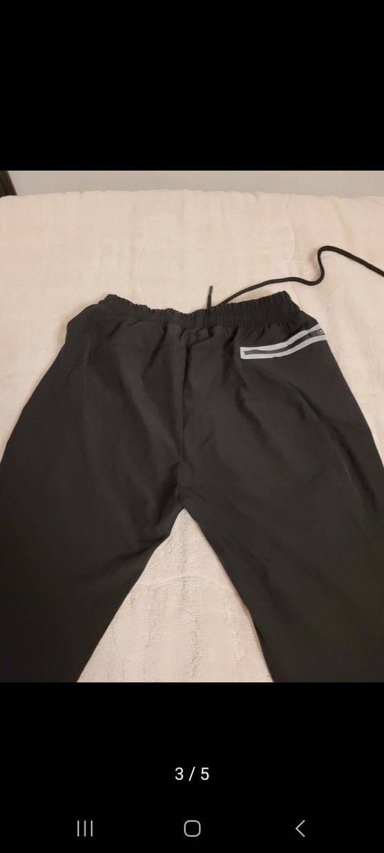 Siyah Fermuarlı Erkek Streetwear Pantolon - Görsel 3