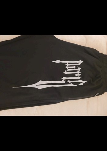 Siyah Baskılı  pantolon - Görsel 2