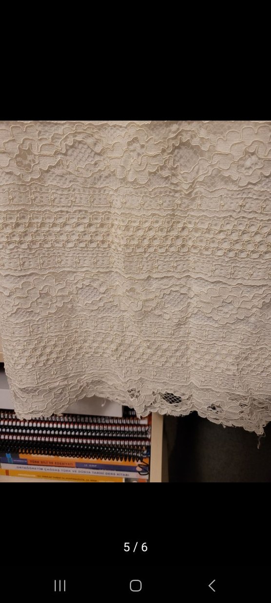 Koton Kırık Beyaz Dantelli  elbise - Görsel 4