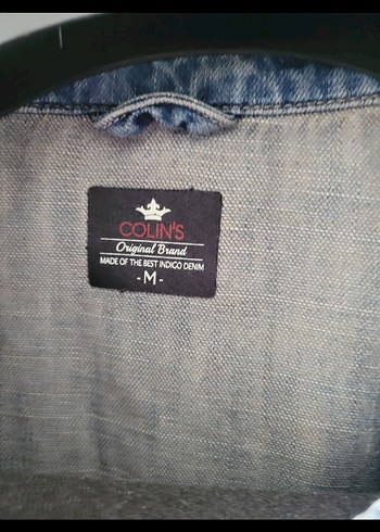 ColinsGevşek Kesim Kısa Batik Kot Ceket - Görsel 6