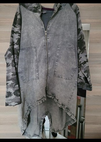 Gri Kamuflaj Desenli Uzun treçkot - Görsel 2