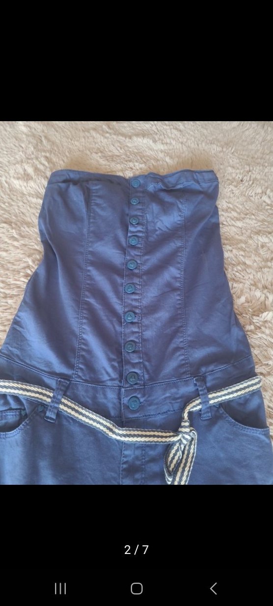 Mavi Denim straplez Tulum - Görsel 2