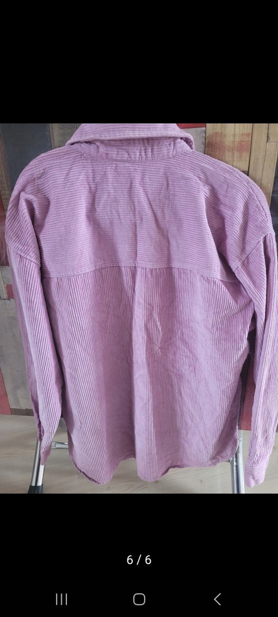 Pembe Düğmeli Kadın Gömlek - Görsel 3