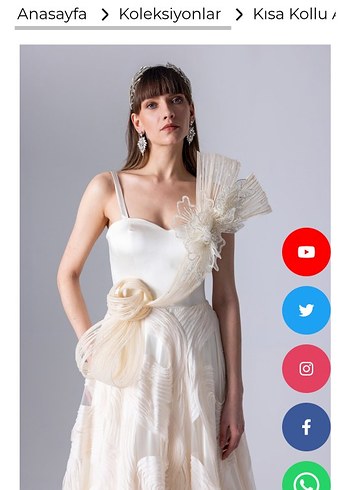 LACRİMA marka Siyah Drapeli Uzun Abiye Elbise - Görsel 6