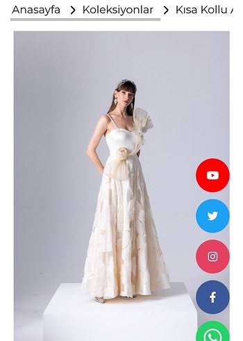 LACRİMA marka Siyah Drapeli Uzun Abiye Elbise - Görsel 5