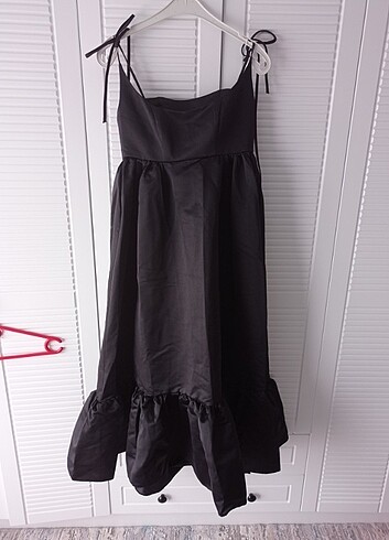 Manuka siyah abiye elbise