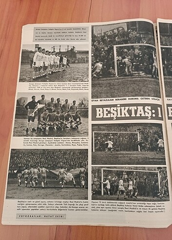 Beden Renk 1958 VİNTAGE MAGAZİN Hayat DERGİSİ