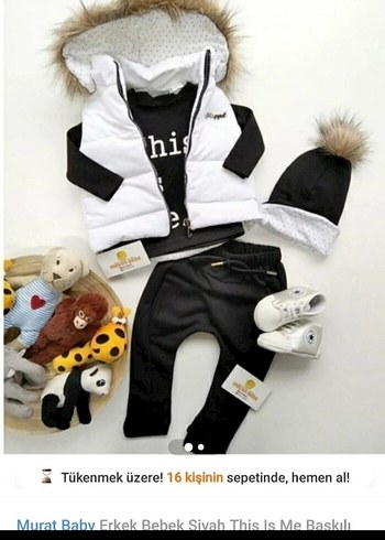 Kapüşonlu Örgü Desensiz Pembe Bebek Tulumu - Görsel 6