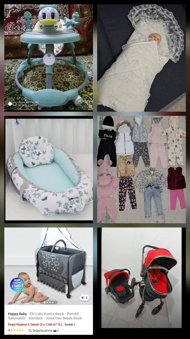 Kapüşonlu Örgü Desensiz Pembe Bebek Tulumu - Görsel 2