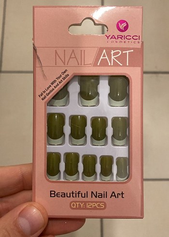 Siyah Parlak Tırnak Süsü 12'li - Görsel 2