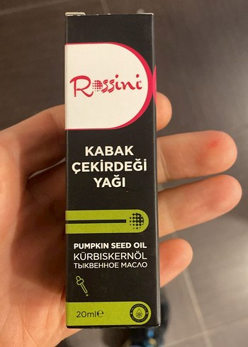 Rossini Kabak Çekirdeği Yağı 20 ml - Görsel 9