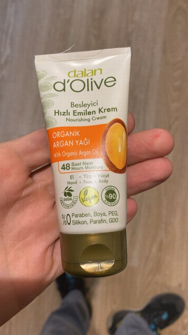 dalan d'Olive Organik Argan Yağı El Kremi - Görsel 2