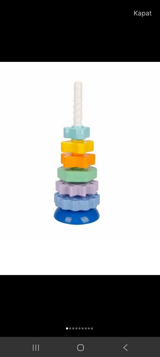 Pastel Renkli Eğitici Blok Oyuncak - Görsel 2