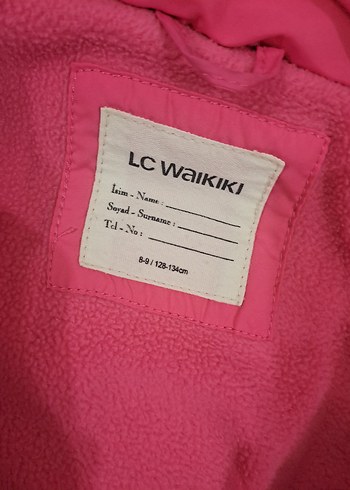 Kız Çocuk Kapüşonlu Pembe Kürklü Mont - Görsel 3