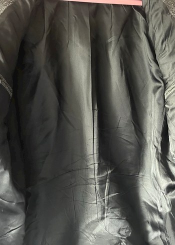 Gri kaşe Kaban - Görsel 3