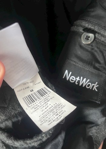 Gri kaşe Kaban - Görsel 4