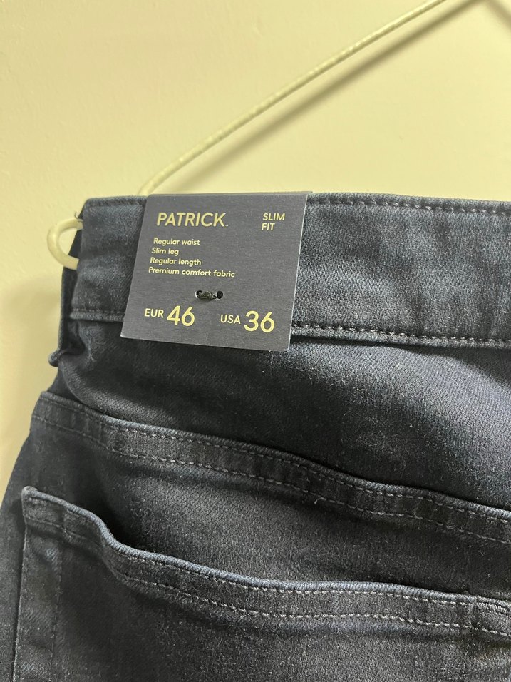 Erkek Koyu Lacivert Regular Fit Denim Pantolon - Görsel 5