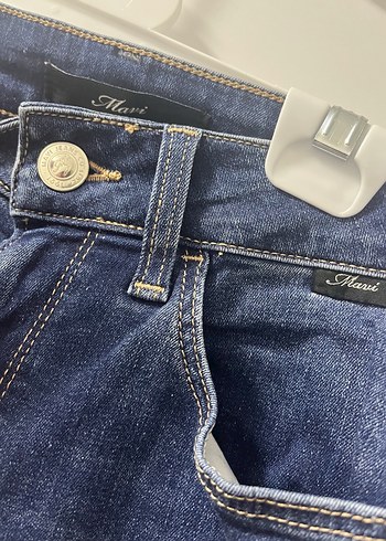 Lacivert Kadın Kot Pantolon - Görsel 4