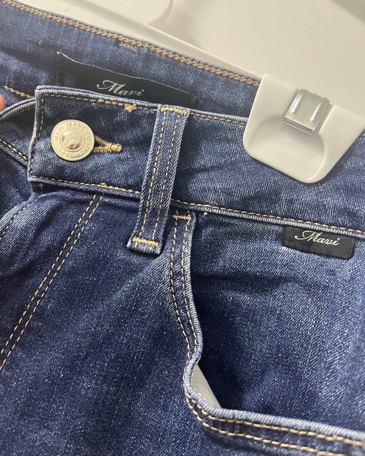 Lacivert Kadın Kot Pantolon - Görsel 4