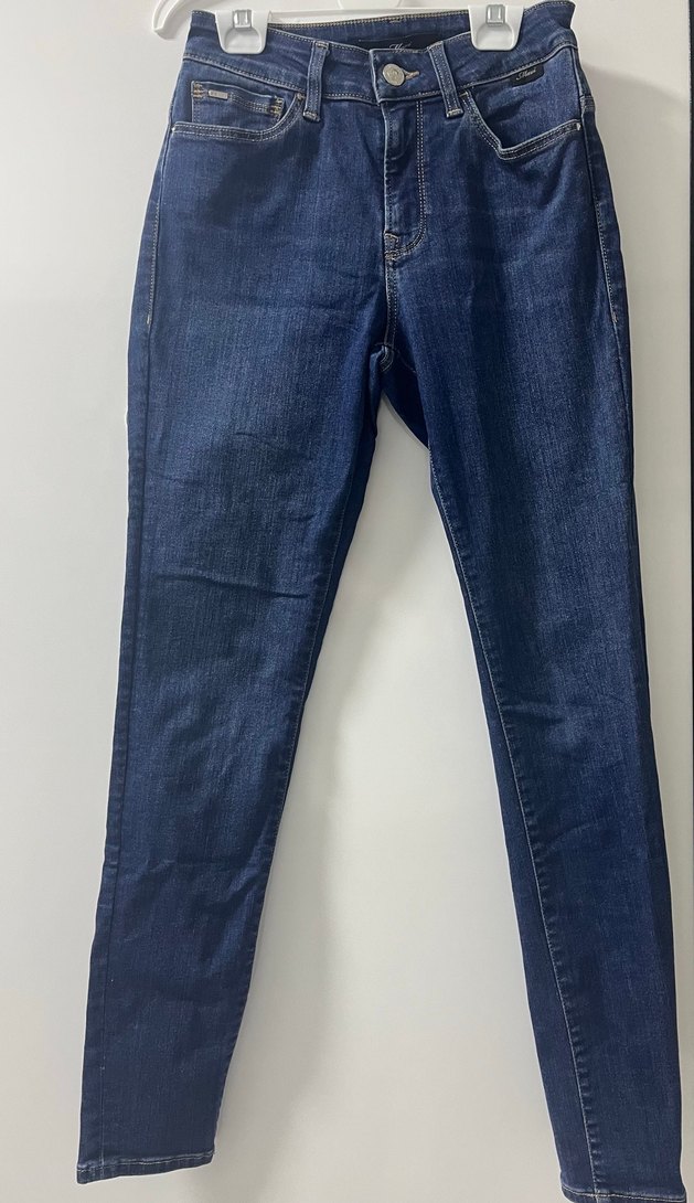 Lacivert Kadın Kot Pantolon - Görsel 2