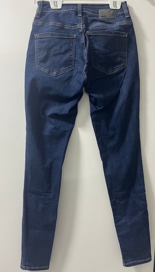 Lacivert Kadın Kot Pantolon - Görsel 3