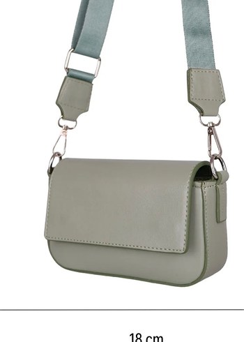 Beyaz Deri Kemerli Walentia Kadın Çanta - Görsel 6