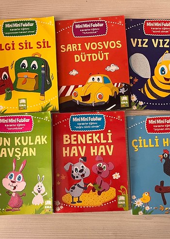 Mini Mini Fabllar Çocuk Kitapları Seti