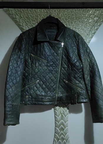 l Beden Derimod Deri Biker Ceket