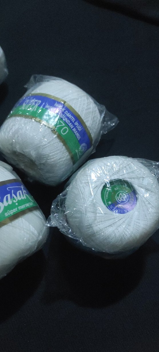 Altın Başak Beyaz Dantel İpleri 70 numara - Görsel 3