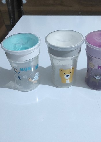 NUK Pastel Renkli Bebek Alıştırma Bardakları - Görsel 3