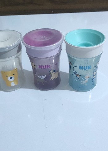 NUK Pastel Renkli Bebek Alıştırma Bardakları - Görsel 4