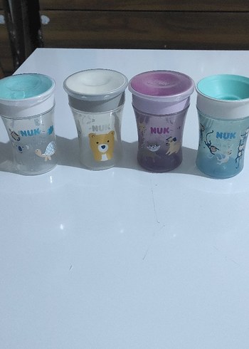 NUK Pastel Renkli Bebek Alıştırma Bardakları - Görsel 5